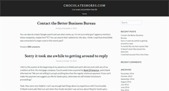 Desktop Screenshot of chocolateshores.com